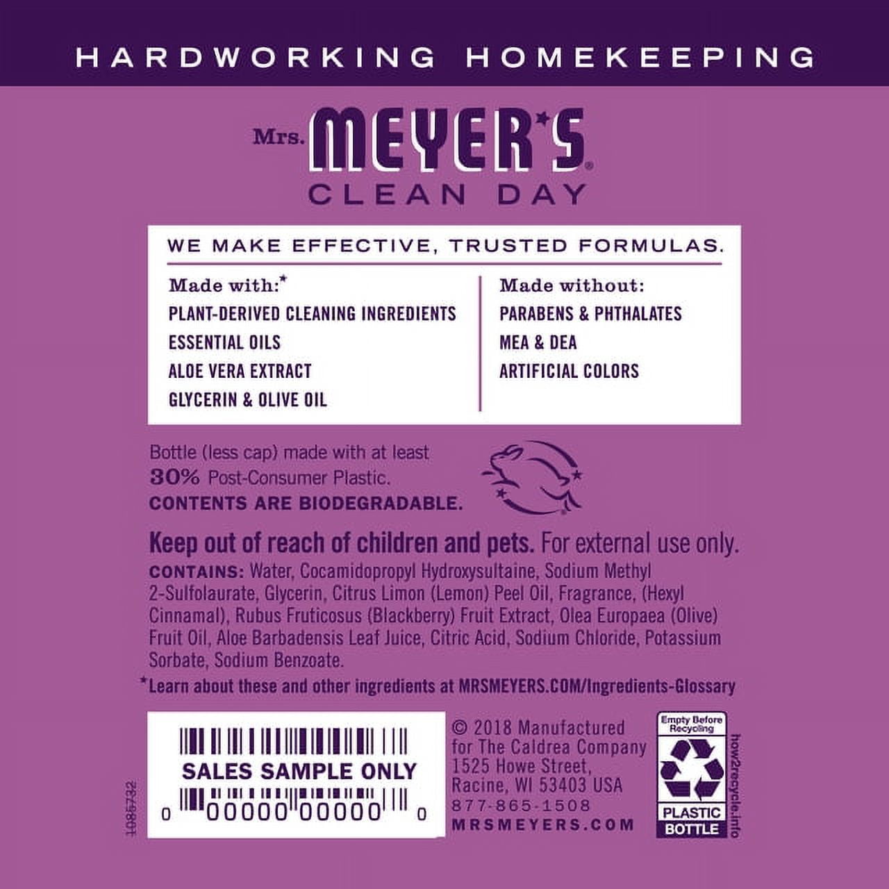 Mrs. Meyer's Liquid Hand Soap Refill, Plumberry, 33 OZ (Pack of 3)