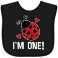 thumbnail image 3 of Inktastic First Birthday Ladybug 1 Year Old Girls Baby Bib, 3 of 4