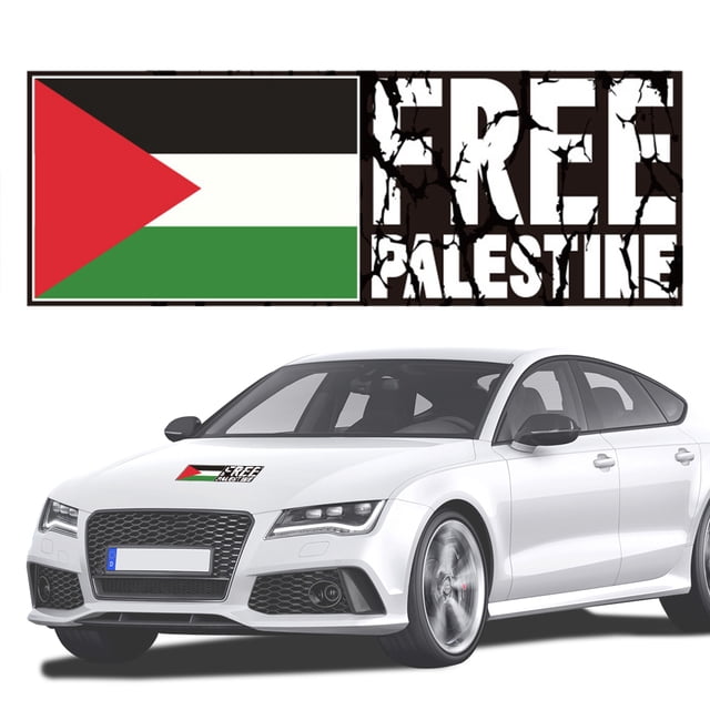 Etiqueta engomada del Estado Palestina Calcomanía Anti-UV PVC para camión Auto SUV