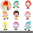 thumbnail image 5 of Sombreros de disfraz de enano, sombreros de gnomo para fiesta de Halloween y Navidad, 5 of 5