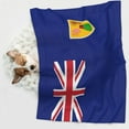 thumbnail image 5 of Pet Blanket Flag Of The Turks And Caicos Island Soft Warm Sofa Car Bed Protector Washable for Puppy Large Dogs Cats, 5 of 7