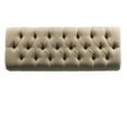 thumbnail image 5 of HomePop Carolina Decorative Tufted Bench With Nailhead Trim, Natural, 5 of 9
