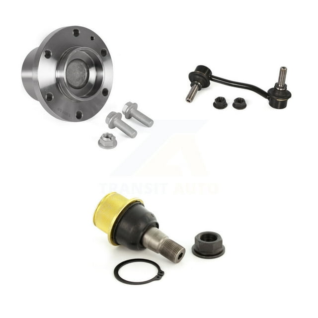 Transit Auto Front Right (Passenger Side) Hub Bearing Lower Ball Joint Sway Bar Stabilizer Link Kit for Car Mercedes-Benz Sprinter 2500 3500 Dodge Freightliner Without Heavy Duty Suspension K7T-101855