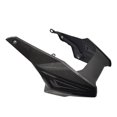 thumbnail image 2 of Cubierta del chasis del motor ANGGREK protector de escape de fibra de carbono negro, 2 of 8