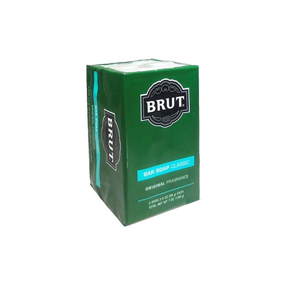 Brut Bar Soap Classic Original Fragrance 2 Bars 3.5 Ounce Each