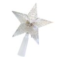 thumbnail image 1 of Christmas Star Lights Christmas Tree Topper Star 3D LED Top Lights Auto Flash Christmas Party Decorations for Home, 1 of 8
