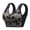 Black, variant on Moona Front Closure Bra for Seniors Wire Comfort Bra for Older Women with Breathable Fabric Wide-Side Design for a Smooth Fit Easy Wear Snap Button Bra for Enhanced Posture