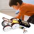 thumbnail image 1 of Juguete manual, kit de lanzadera con engranajes eléctricos, juguete para hacer uno mismo, confiable y duradero, 1 of 7