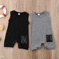 thumbnail image 1 of Bébé Garçon Rompers Enfants Combinaison Combinaison Sans Manches Rompers Vêtements une Pièce 0-24M, 1 of 5