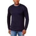 thumbnail image 1 of Suéter de punto raglán Club Room para hombre, azul, XX-Large, 1 of 1
