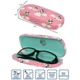 thumbnail image 2 of [4 PACK / 3 PACK], JAVOedge Printed Pattern Durable Hard Clamshell Eyeglass Case with Bonus Microfiber Cloth, 2 of 7