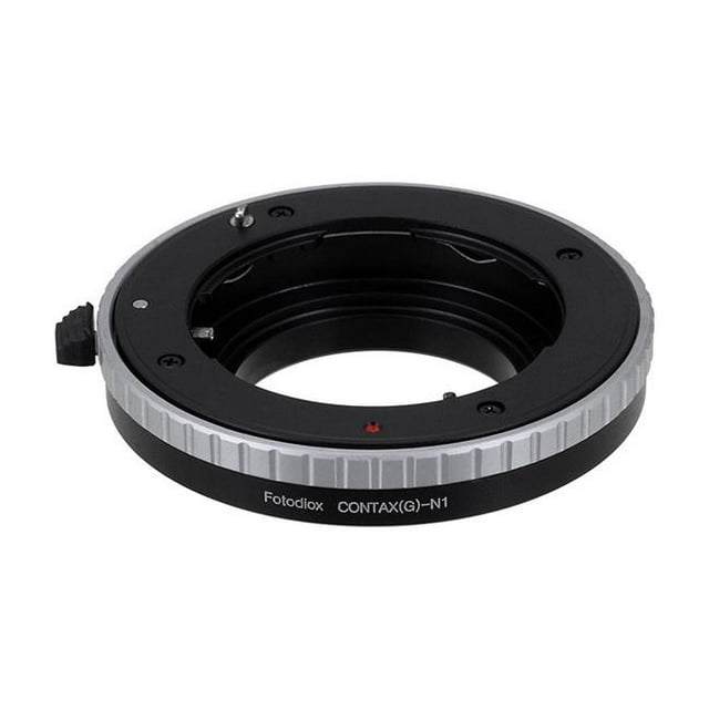 Fotodiox CntxG-N1 Lens Mount Adapter - Contax G SLR Lens To Nikon 1-Series Mirrorless Camera Body with Focus Dial
