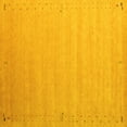 thumbnail image 1 of Ahgly Company Machine Washable Indoor Square Abstract Yellow Contemporary Area Rugs, 8' Square, 1 of 4