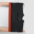thumbnail image 3 of Men Boxer Underwear Elastic Mid-rise Tight Cut High Elasticity Shorts Panties Patchwork Color U-Convex Breathable Panties, 3 of 8