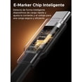 thumbnail image 3 of Cable USB C Retráctil UGREEN Negro 100W Carga Rápida PD3.0 PPS, 3 of 7