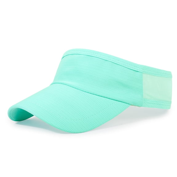 Sports Sun Visor Hats Athletic Visors Hat for Women Men Golf Tennis Cycling Running Light Blue One Size