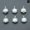 White Turquoise, variant on 10pcs Quartz Agate Gem stone Mer-Ka-Ba Pendants Prism Magic Reiki Healing Amulet-White Turquoise