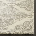 thumbnail image 3 of SAFAVIEH Glamour Georgene Damask Area Rug, Ivory/Silver, 8' x 10', 3 of 6