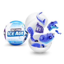 5 Surprise Dino Strike Series 6 Ice Age Dinosaur Action Figure Capsule, 2 Pack