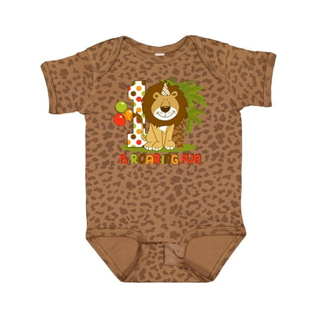 

Inktastic Cute Lion 1st Birthday Gift Baby Boy Bodysuit