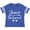 Football Blue and White, variant on Inktastic Junior Bridesmaid Bridal Party Wedding Gift Girls Toddler T-Shirt