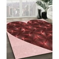 thumbnail image 2 of Ahgly Company Indoor Round Patterned Light Coral Pink Area Rugs, 6' Round, 2 of 6