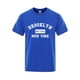 thumbnail image 1 of 2025 Camiseta de hombre con estampado de letras de Nueva York - Corte holgado, tejido transpirable, informal de verano - XS-XXXL, 1 of 2