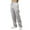 Heather Grey, variant on Men's Fleece Heavyweight Cargo Pants Sweatpants, Charcoal Grey, X-Large