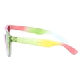 thumbnail image 4 of Kids Sunglasses Boys Girls Colorful Monoblock Mirrored Lens UV400 Fuchsia Green, 4 of 4