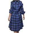 thumbnail image 4 of Valentine's Day Savings 2024! TAGOLD Womens Evening Dress,Summer Dress for Womens,Fashion Women Casual Dress V-Neck Long Sleeve Dress Long Waist Patchwork Dress, 4 of 4