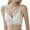 Blue, variant on Women Bra Comfort Back Support Seamless Underwear Deep V Thin Soft Fit Semi Fixed Cup Orange