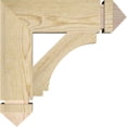 thumbnail image 3 of Ekena Millwork 4"W x 16"D x 16"H Imperial Arts & Crafts Rough Sawn Bracket, Douglas Fir, 3 of 4
