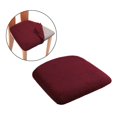 thumbnail image 4 of Dining Room Chairs Covers Dining Chair Seat Covers Removable Wine Red, 4 of 9