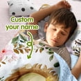 thumbnail image 2 of AOLOA Lion Toddler Nap Mat, Cute Lion Theme Colorful Flower Daycare Sleeping Bag, Custom All-in-One Sleeping Bag Blanket for Preschool, Perfect Gift for Lion Lover, 2 of 8