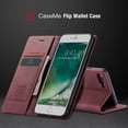 thumbnail image 4 of iPhone 8 Plus Wallet Case, iPhone 7 Plus Case,Shockproof Premium Leather Magnetic Flip Folio Stand Protective Cover For Apple iPhone 8 Plus/7 Plus 5.5 inch,Red, 4 of 8