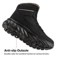 thumbnail image 6 of Ecetana Men's Winter Snow Boots Warm Faux Fur Lined Non Slip Outdoor Shoes for Hiking Walking, 6 of 7