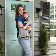 Monbebe Portable Diaper Changing Station with Strap, Gray, Toddler