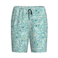 thumbnail image 3 of Yiaed Geometric Elements for Men's Soft Sleep Pajama Short Lounging Pajama Shorts-3X-Large, 3 of 8