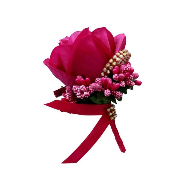 Stimulation Rose Flower Brooch Pin Wedding Corsage Brooch Corsage Pin Rose Red