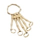 thumbnail image 1 of Anillo ajustable de acero inoxidable Sonducket para mujer estilo punk dorado, 1 of 6