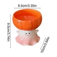 thumbnail image 3 of Miwamany Halloween Ghost Pumpkin Ceramic Dessert Bowl, Footed Ice Cream Snack Dish for Thanksgiving Fall Table Decor, Cute Spooky Serving Bowl 3.4x3.7x3.9in, 3 of 6