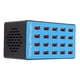 thumbnail image 4 of Estación de carga de concentrador USB con puerto, WLXA5+ 100W 20 puertos WUSB Hub Adaptador de corriente de pared Estación de carga rápida de pared Características de vanguardia, 4 of 8