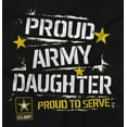 thumbnail image 2 of Military Logo Proud US Army Daughter Hoodie Sweatshirt Women Brisco Brands S, 2 of 6