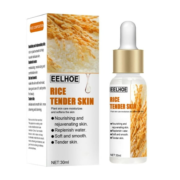 Facial Essence HUOGUO Cuidado de la piel con arroz blanco, 38 ml, reafirmante