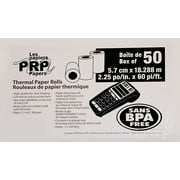 Thermal Paper ROLL 2-1/4" x 60 Ft (Box of 50 Rolls) PRP Papers Inc.