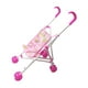 thumbnail image 2 of Cochecito de muñecas con ruedas giratorias de , carrito interactivo para muñecas, cochecito de bebé, de juguete plegable para niños., 2 of 9