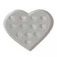 thumbnail image 1 of Soporte de pegamento para pestañas,Soporte de pegamento para pestañas Cristal en forma de corazón,Paleta adhesiva para pestañas Extensión de pestañas,Bandeja para pestañas postizas, 1 of 7