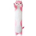 thumbnail image 1 of Söt plyschkattdocka fylld kuddedockaleksaker katt mjuka plyschdjur långa kuddleksaker kattunge för barn flickvän，rosa, 1 of 5