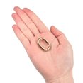 thumbnail image 3 of Uxcell 1.14 Inch Spring Oval Ring Round Snap Clip Trigger for Bag Purse Keychain, 8Pack Gold, 3 of 6