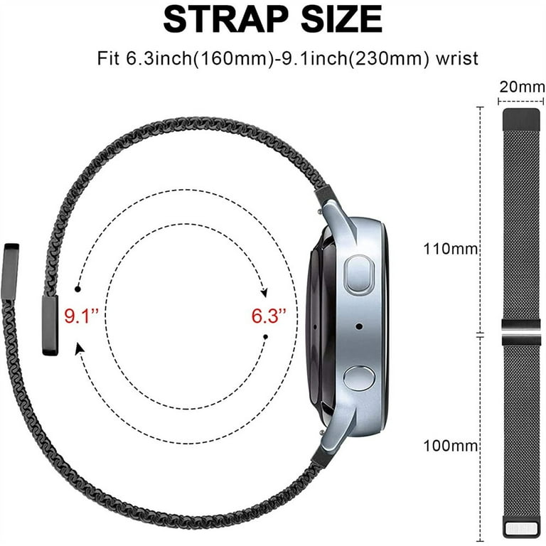 Active watch evaporator strap size